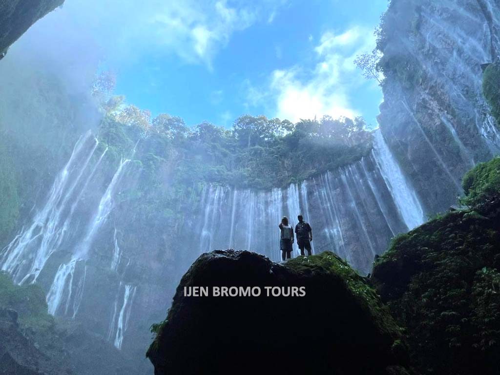 Tumpak Sewu waterfall view base